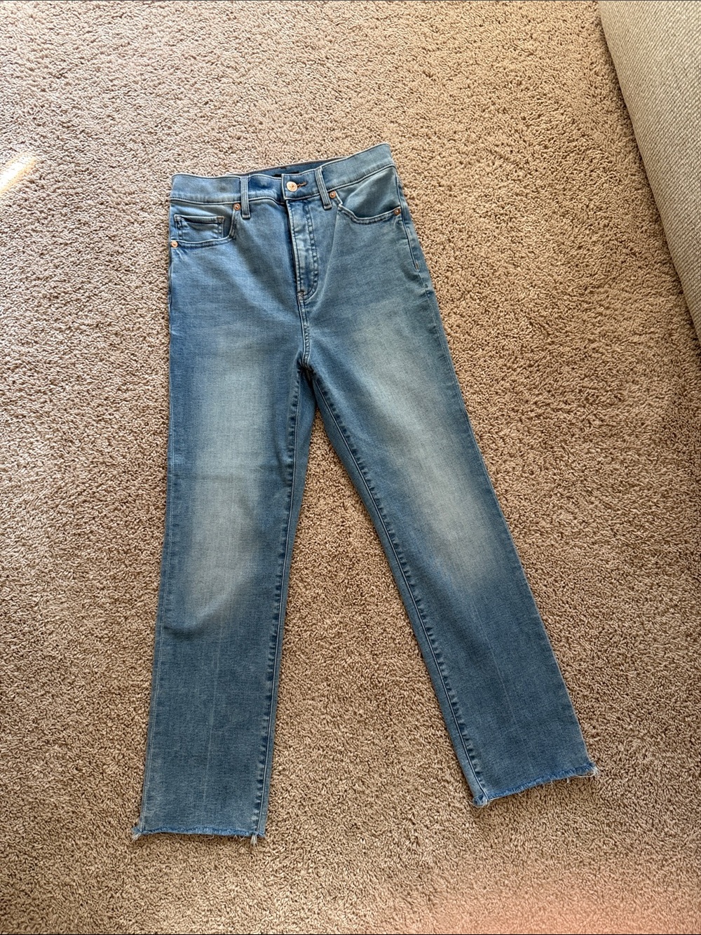 Express Women's Super High-rise Straight Leg Jeans